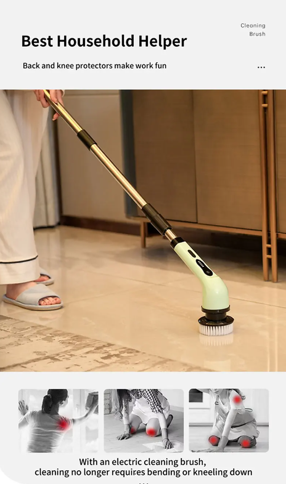 Best household helper — back and knee protectors make work fun