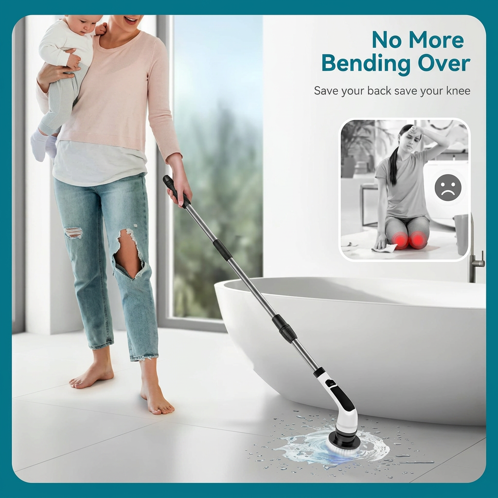CleanSpin Pro cleaning surfaces