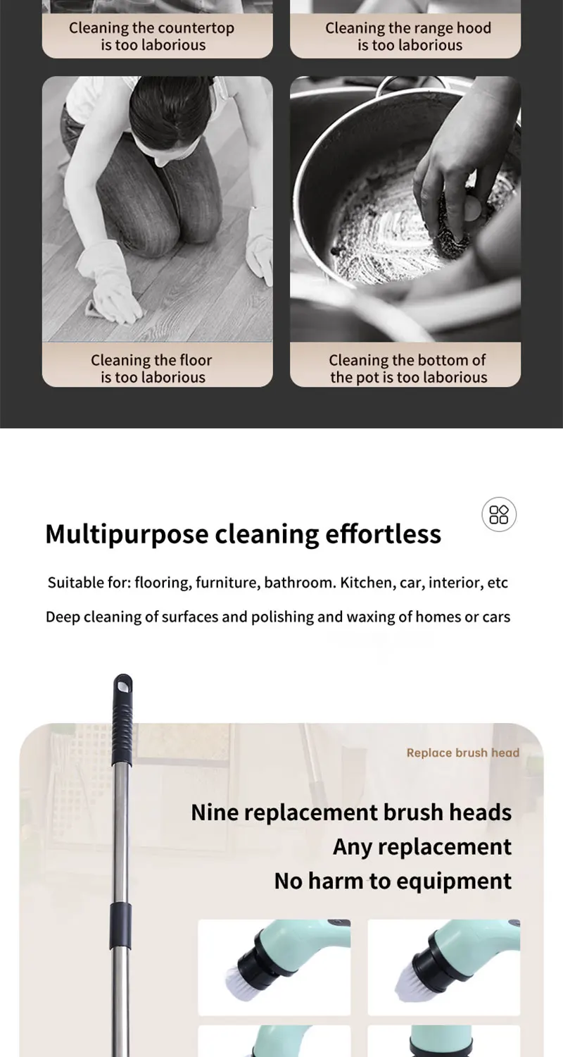 Multipurpose cleaning uses